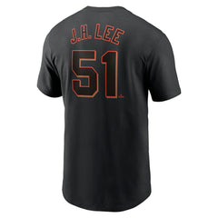 Jung Hoo Lee San Francisco Giants Nike  Fuse Name & Number T-Shirt - Black - Nike Sale