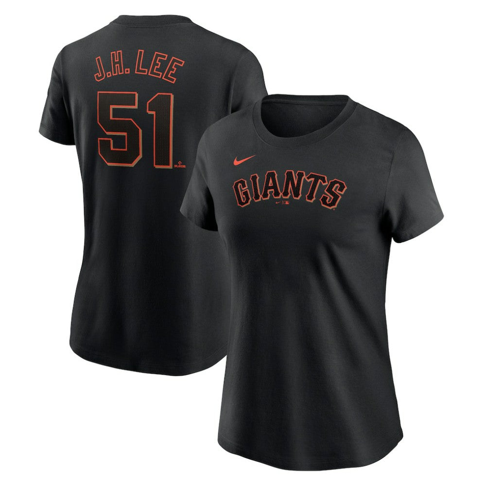 Jung Hoo Lee San Francisco Giants Nike Women's Cooperstown Collection Fuse Name & Number T-Shirt - Black - Nike Discount