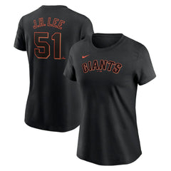 Jung Hoo Lee San Francisco Giants Nike Women's Cooperstown Collection Fuse Name & Number T-Shirt - Black - Nike Discount