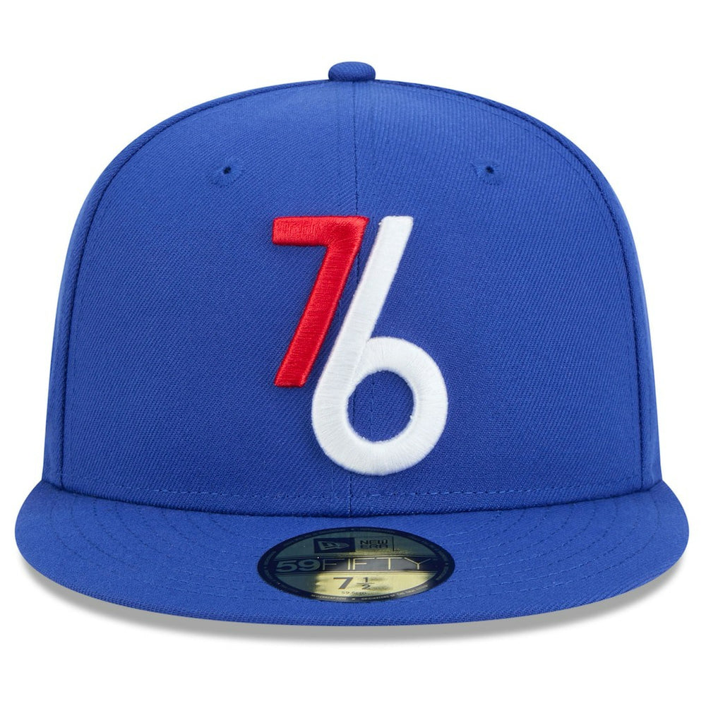 Philadelphia 76ers 2024/25 City Edition Alternate 59FIFTY Fitted Hat Royal | New Era Near Me