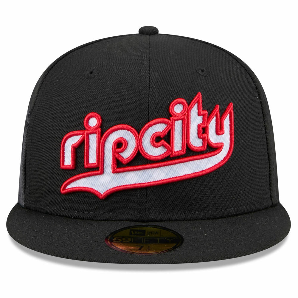 Portland Trail Blazers 2024/25 City Edition 59FIFTY Fitted Hat Black | New Era discount