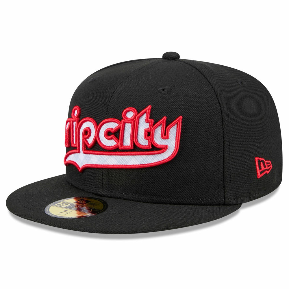Portland Trail Blazers 2024/25 City Edition 59FIFTY Fitted Hat Black | New Era discount