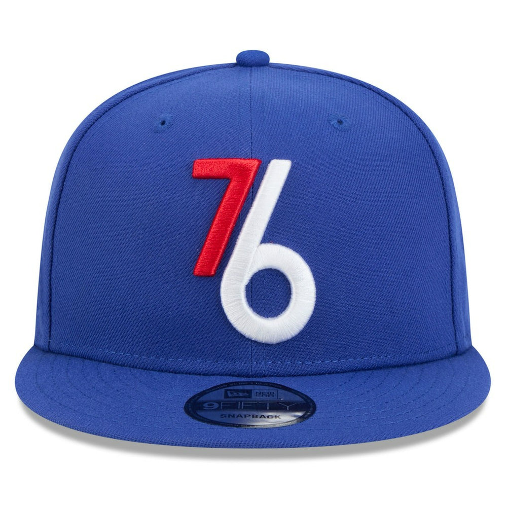 Philadelphia 76ers 2024/25 City Edition Alternate 9FIFTY Snapback Hat Royal | New Era Lifestyle