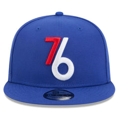 Philadelphia 76ers 2024/25 City Edition Alternate 9FIFTY Snapback Hat Royal | New Era Lifestyle