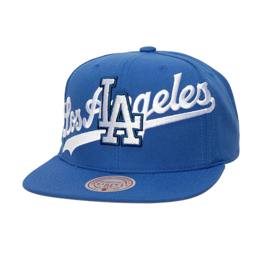 Los Angeles Dodgers Mitchell & Ness Full Frontal Snapback Hat - Royal - Mitchell & Ness on Sale