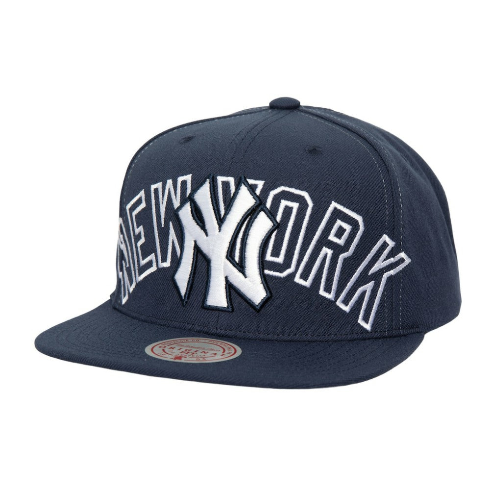 New York Yankees Mitchell & Ness Full Frontal Snapback Hat - Navy - Mitchell & Ness Sale