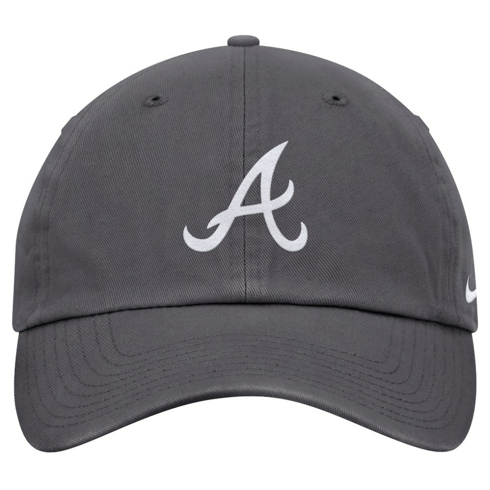 Atlanta Braves Nike Club Adjustable Hat - Gray - Nike Sale
