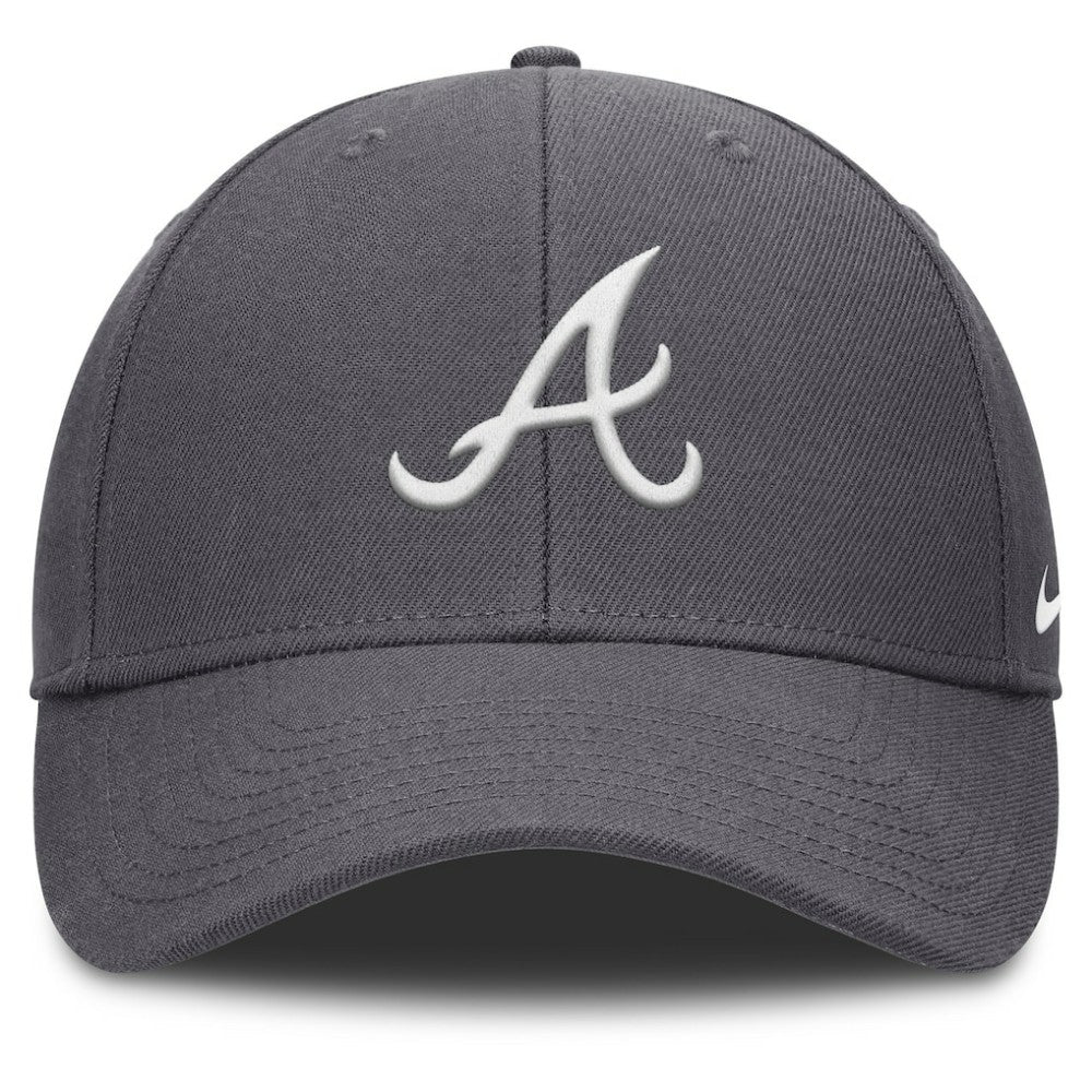 Atlanta Braves Nike Club Performance Adjustable Hat - Gray - Nike Discount