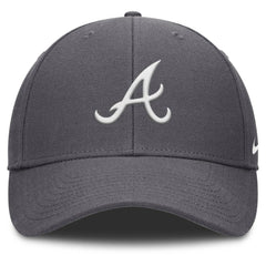 Atlanta Braves Nike Club Performance Adjustable Hat - Gray - Nike Discount