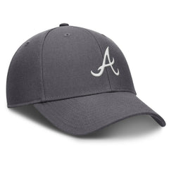 Atlanta Braves Nike Club Performance Adjustable Hat - Gray - Nike Discount