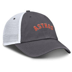 Houston Astros Nike Wordmark Club Adjustable Trucker Hat - Gray - Nike Online