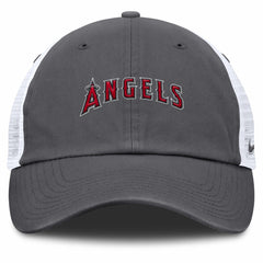 Los Angeles Angels Nike Wordmark Club Adjustable Trucker Hat - Gray - Nike on Sale