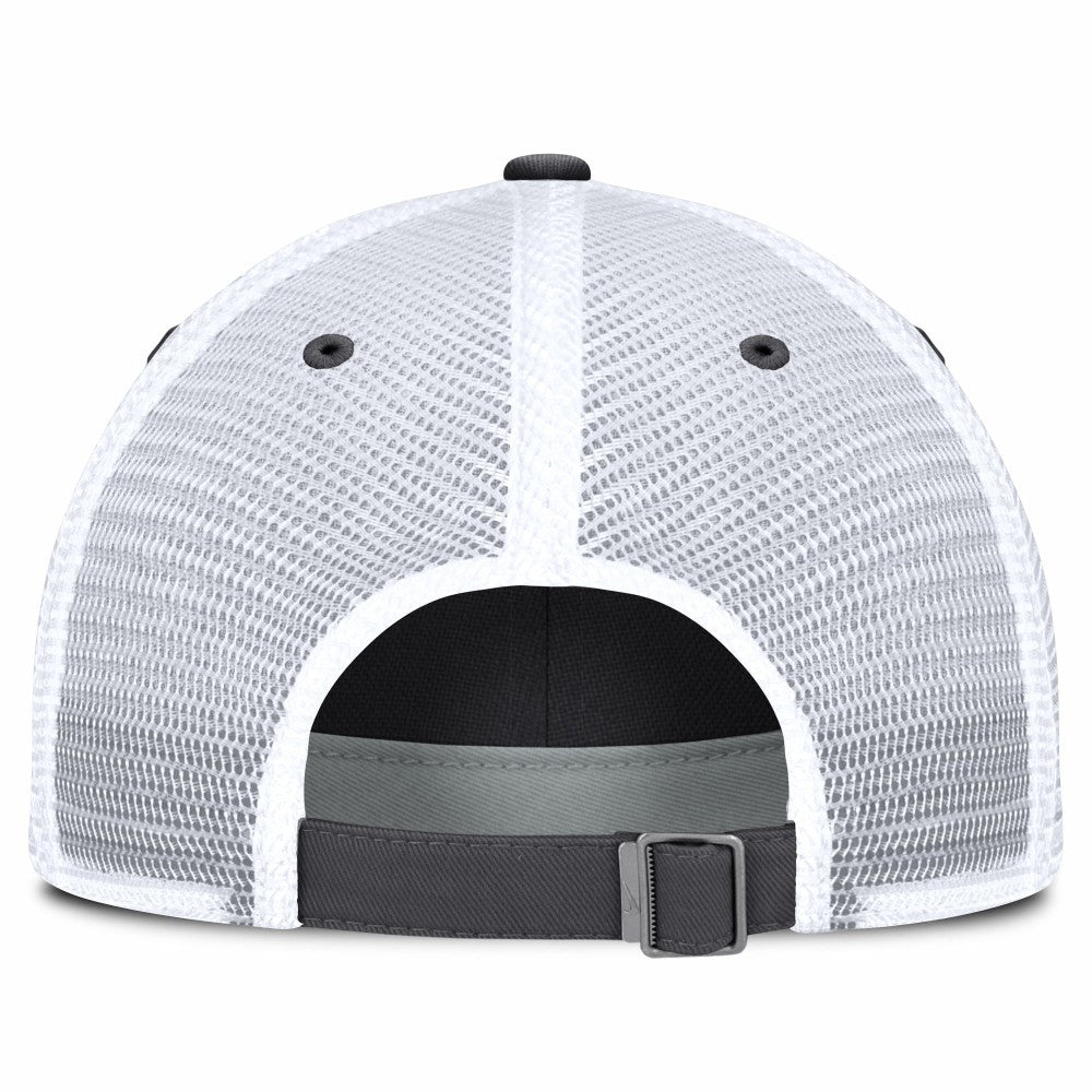 Los Angeles Angels Nike Wordmark Club Adjustable Trucker Hat - Gray - Nike on Sale