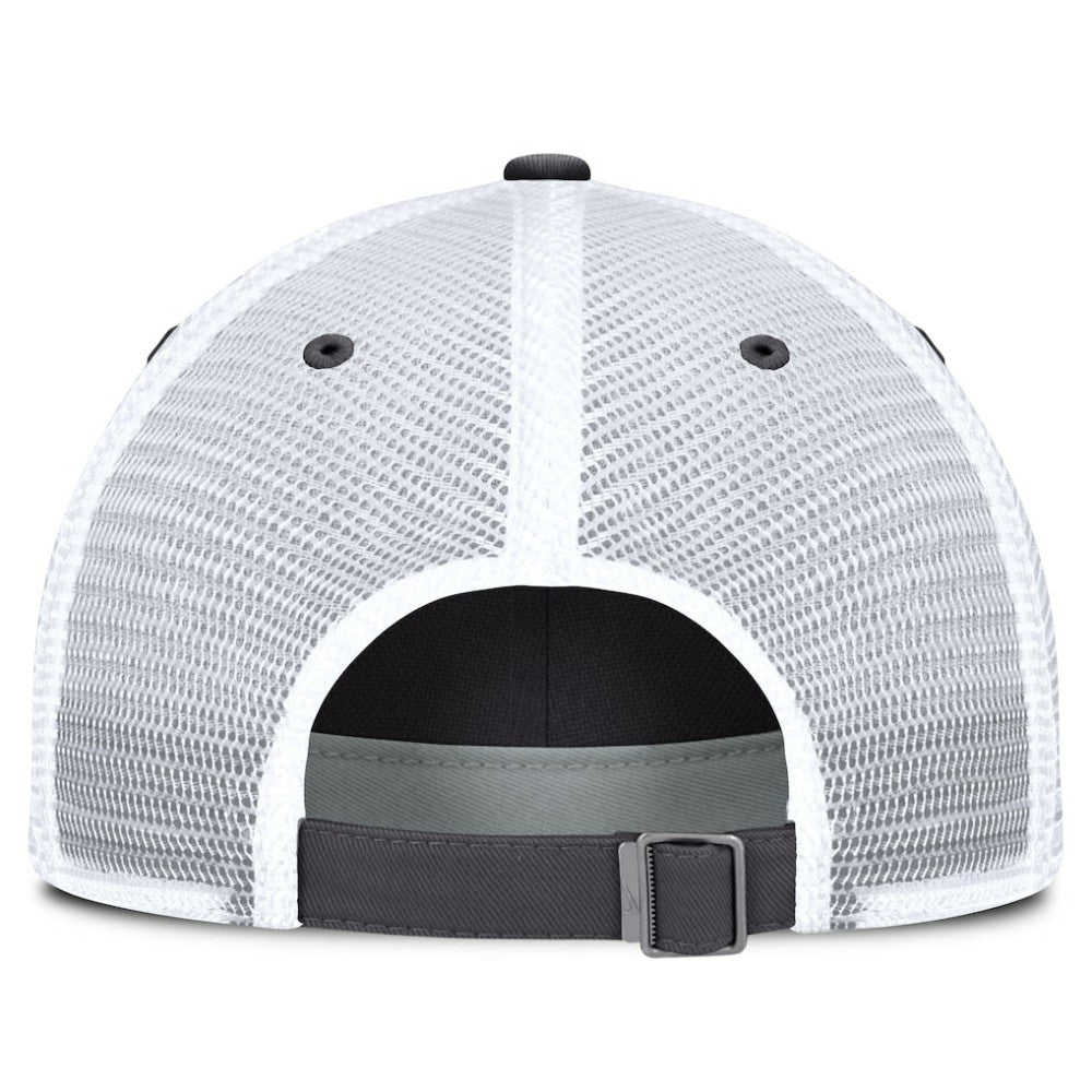 Athletics Nike Wordmark Club Adjustable Trucker Hat - Gray - Nike Lifestyle