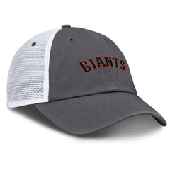 San Francisco Giants Nike Wordmark Club Adjustable Trucker Hat - Gray - Nike Sale
