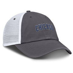 Chicago Cubs Nike Wordmark Club Adjustable Trucker Hat - Gray - Nike Sale
