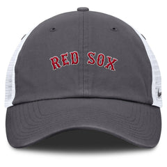 Boston Red Sox Nike Wordmark Club Adjustable Trucker Hat - Gray - Nike on Sale