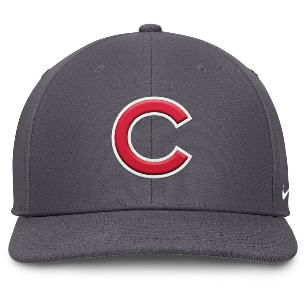 Chicago Cubs Nike Pro Performance Snapback Hat - Gray - Nike on Sale