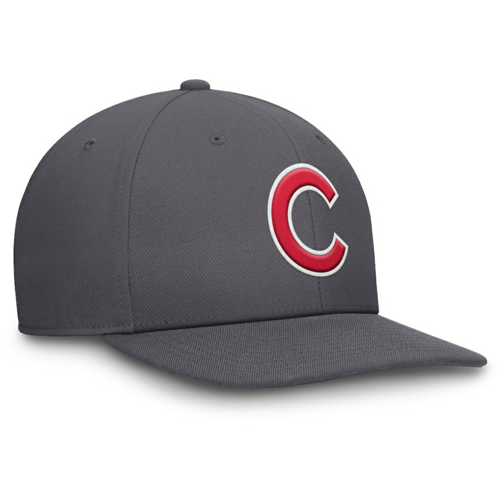 Chicago Cubs Nike Pro Performance Snapback Hat - Gray - Nike on Sale