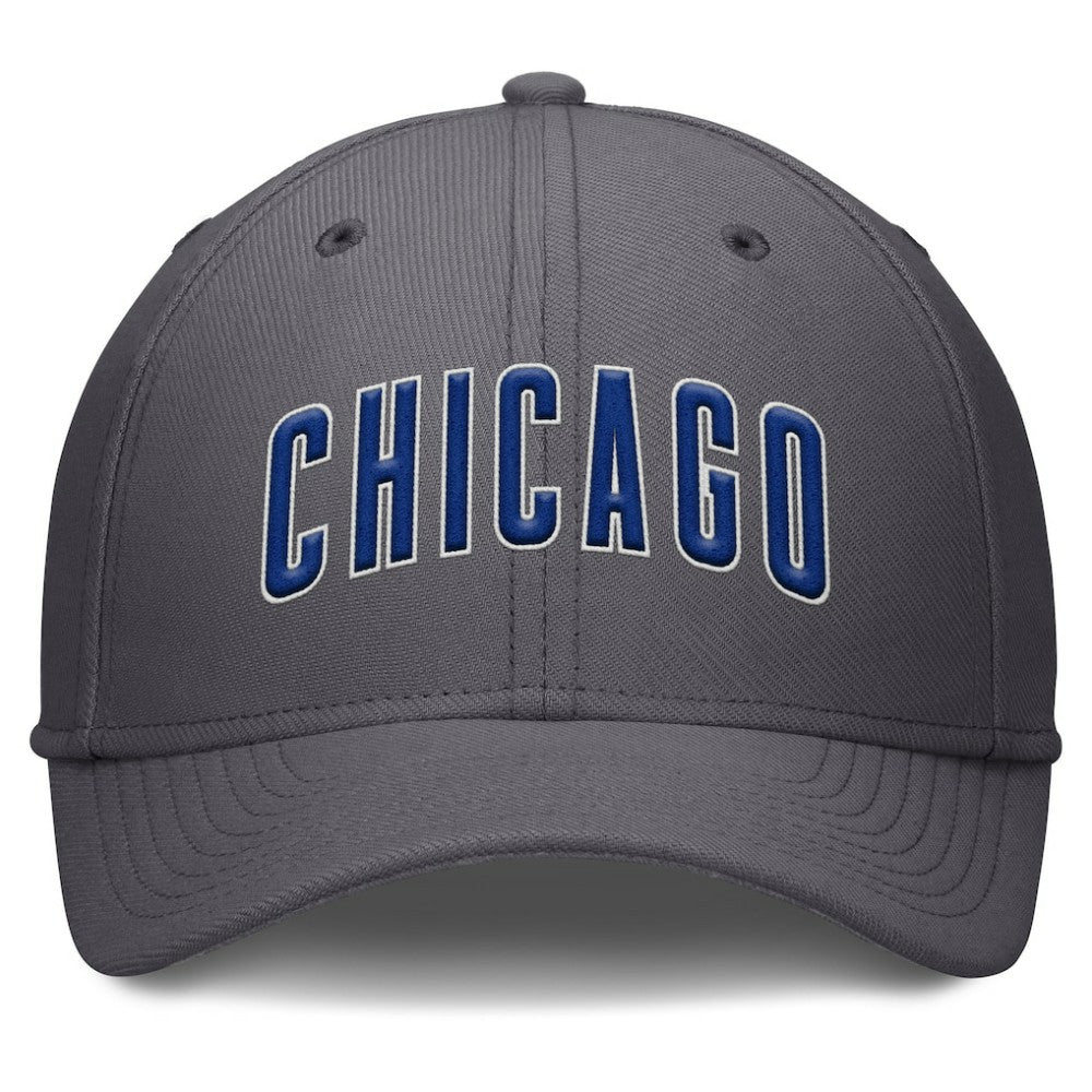 Chicago Cubs Nike Swoosh Performance Flex Hat - Gray - Nike on Sale