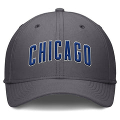 Chicago Cubs Nike Swoosh Performance Flex Hat - Gray - Nike on Sale