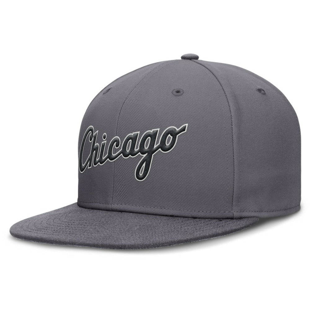 Chicago White Sox Nike Performance True Fitted Hat - Gray - Nike Lifestyle