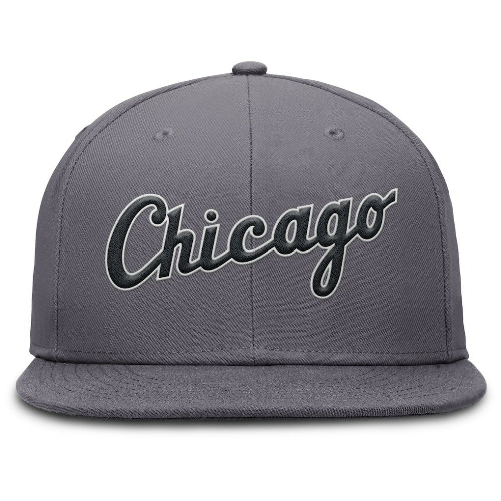 Chicago White Sox Nike Performance True Fitted Hat - Gray - Nike Lifestyle