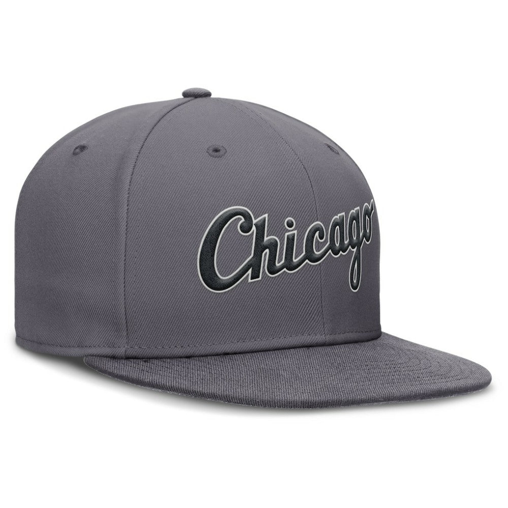 Chicago White Sox Nike Performance True Fitted Hat - Gray - Nike Lifestyle