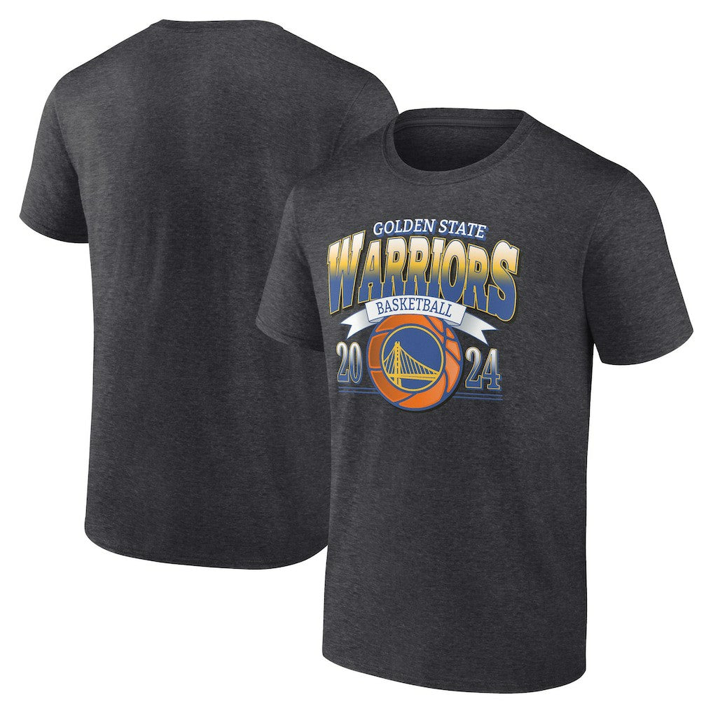 Golden State Warriors Fast Break Finisher T-Shirt Charcoal