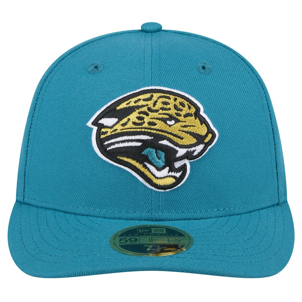 Jacksonville Jaguars New Era Throwback Logo Omaha Low Profile 59FIFTY Fitted Hat Teal