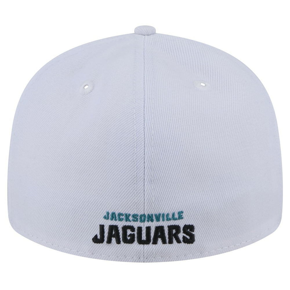 Jacksonville Jaguars New Era Throwback Logo Omaha Low Profile 59FIFTY Fitted Hat White