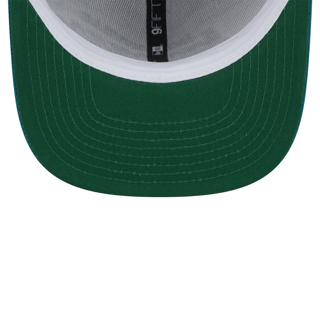 Jacksonville Jaguars New Era Throwback Sparky Original Fit 9FIFTY Snapback Hat White/Teal