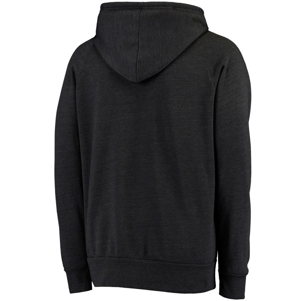 Detroit Lions Majestic Threads Raglan Tri-Blend Pullover Hoodie Black