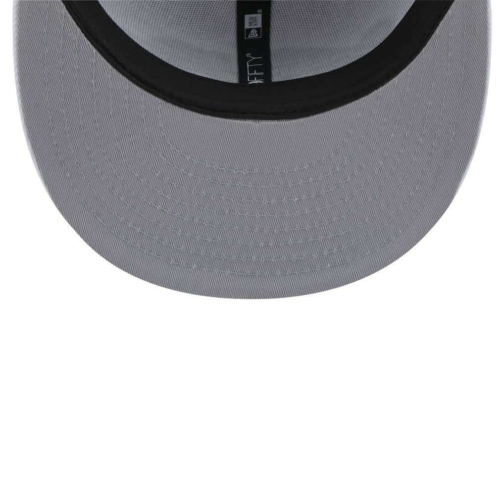 Jacksonville Jaguars New Era Throwback Crawl Omaha 59FIFTY Fitted Hat White