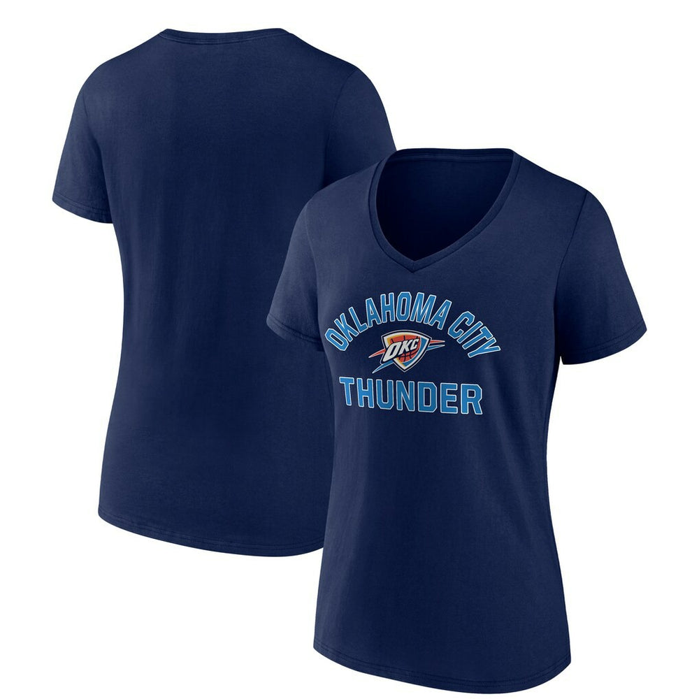 Oklahoma City Thunder Women's Overtime V-Neck T-Shirt Navy