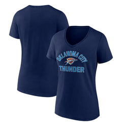 Oklahoma City Thunder Women's Overtime V-Neck T-Shirt Navy