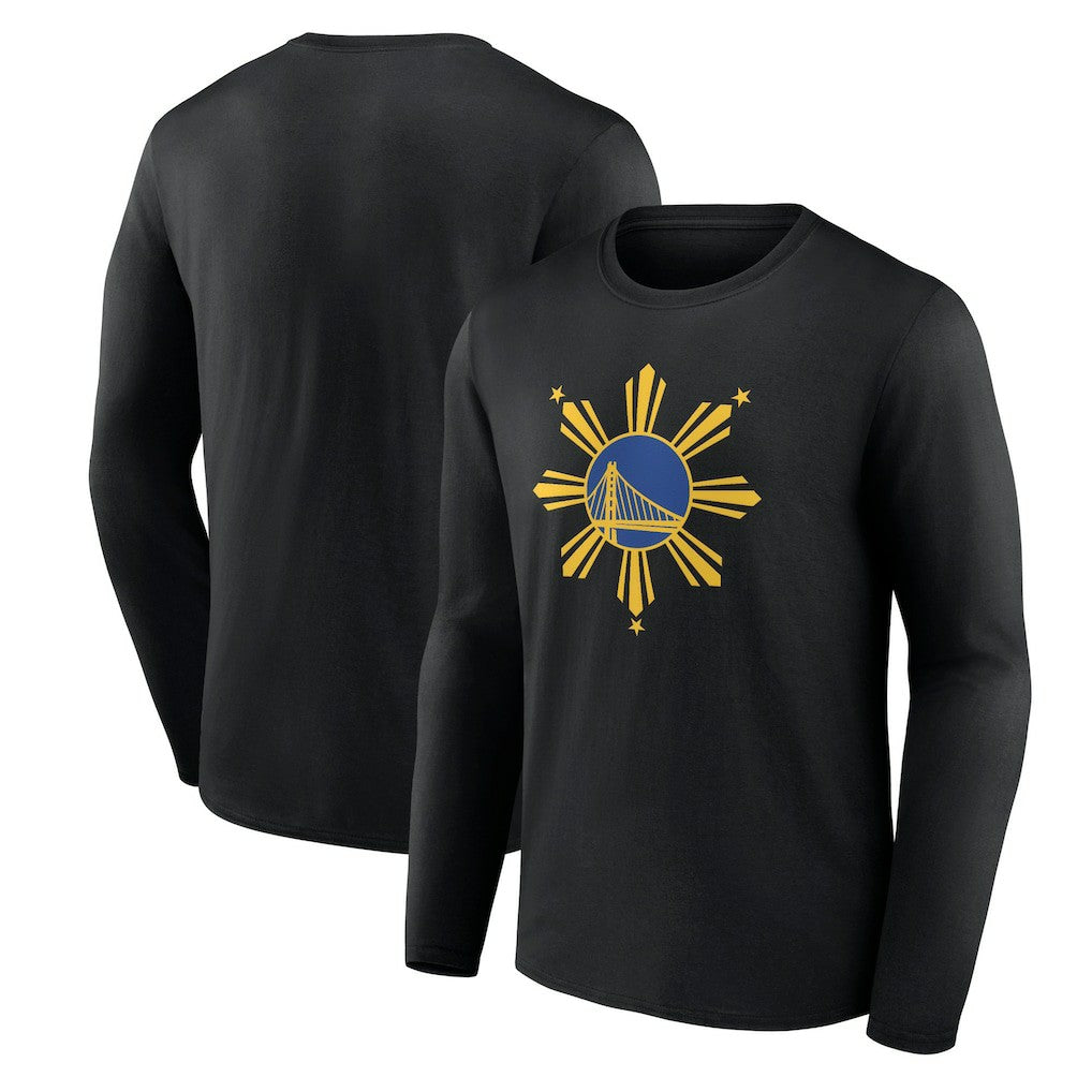 Golden State Warriors Filipino Heritage Long Sleeve T-Shirt Black
