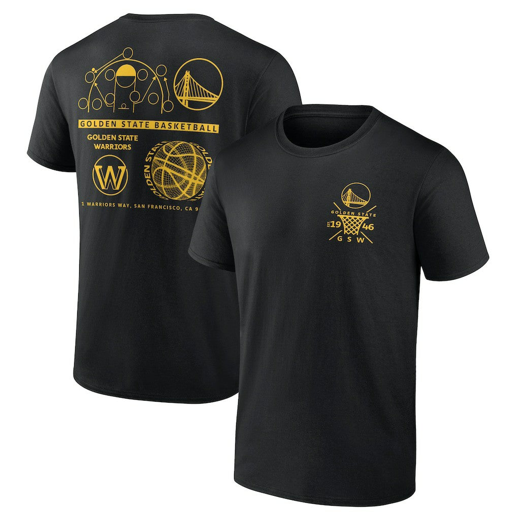 Golden State Warriors Street Collective T-Shirt Black