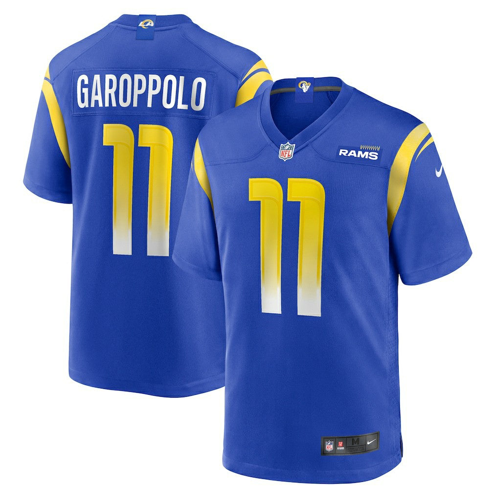 Nike Jimmy Garoppolo Los Angeles Rams Game Jersey Royal