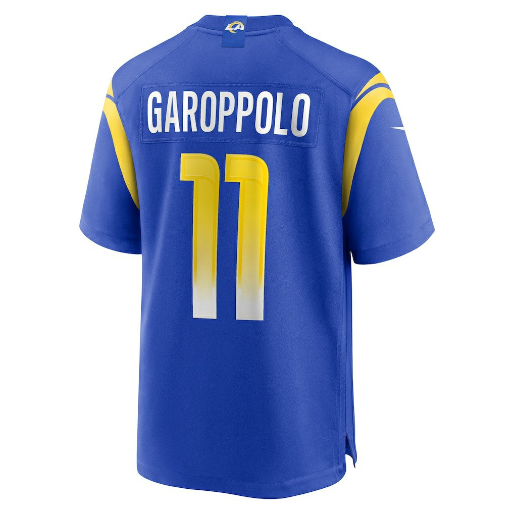 Nike Jimmy Garoppolo Los Angeles Rams Game Jersey Royal