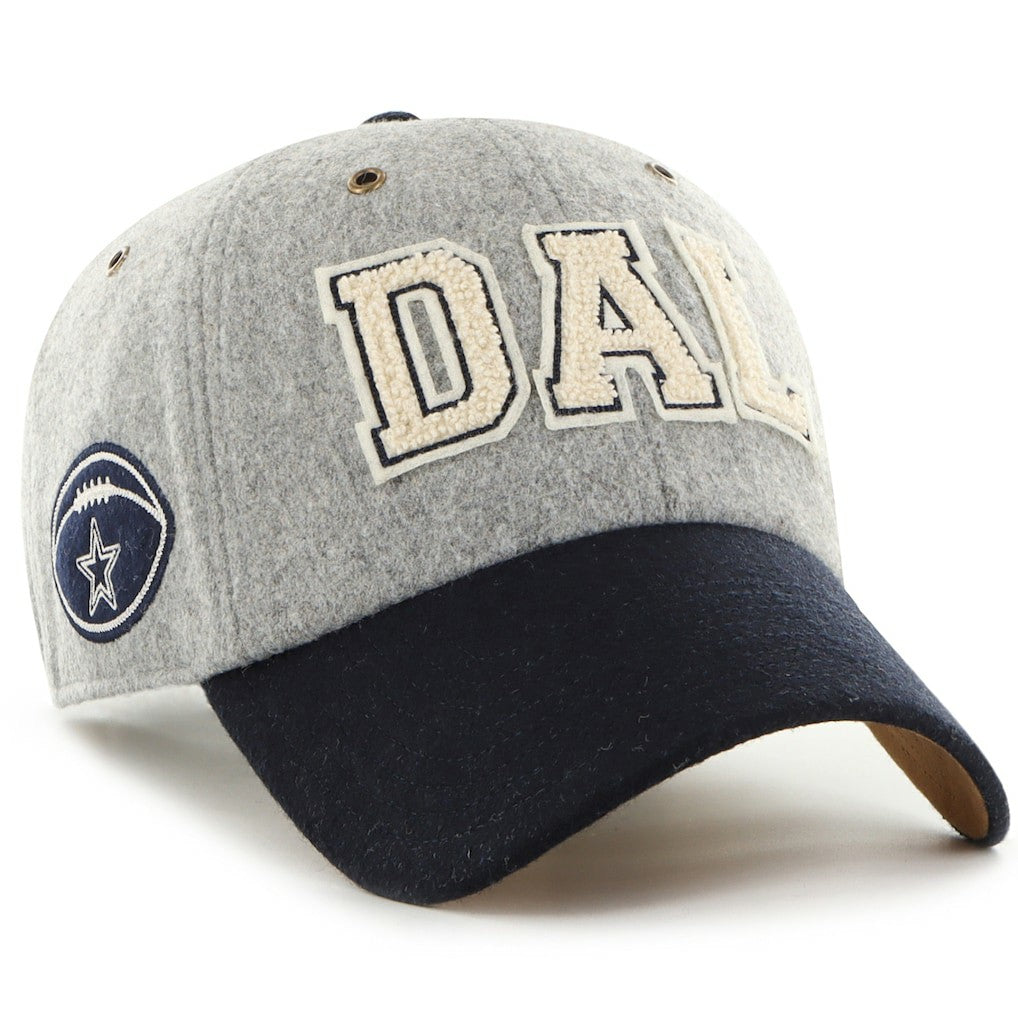 47 brand Dallas Cowboys Stoney Clover Lane x '47 Unisex Block Clean Up Adjustable Hat Gray/Navy