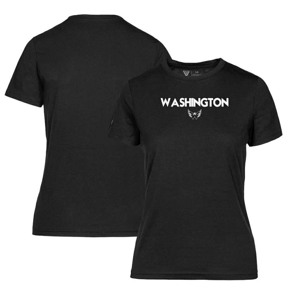 Washington Capitals Levelwear Women's Maddox City Capsule T-Shirt - Black - NHL 201531174