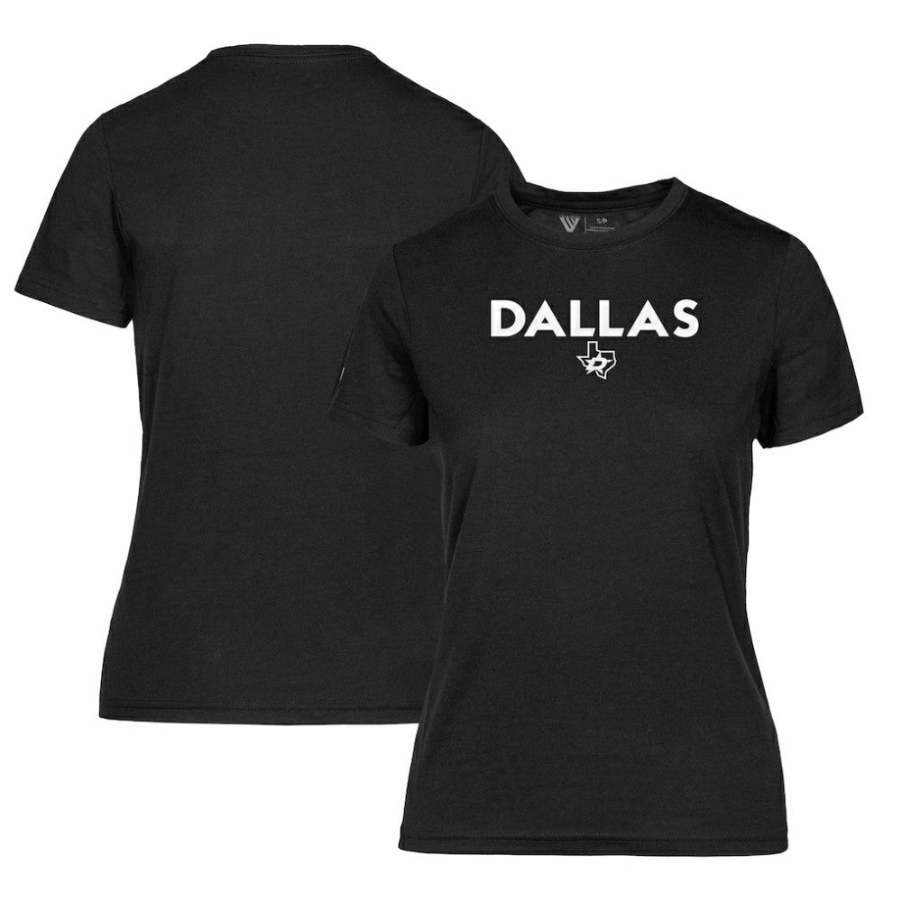 Dallas Stars Levelwear Women's Maddox City Capsule T-Shirt - Black - NHL 201531176
