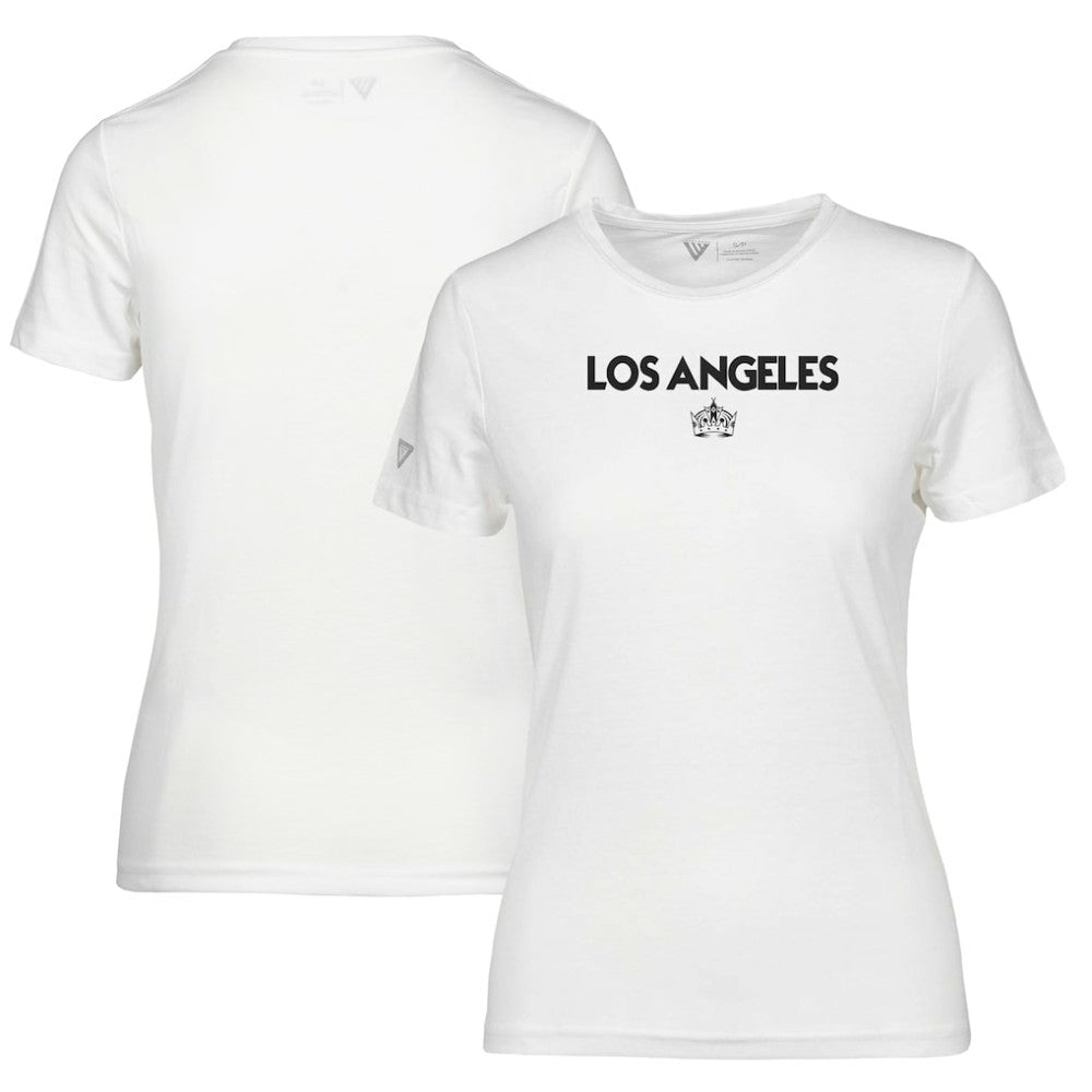 Los Angeles Kings Levelwear Women's Maddox City Capsule T-Shirt - White - NHL 201531179