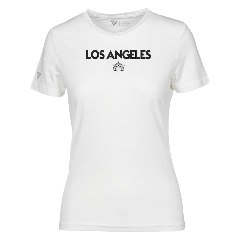 Los Angeles Kings Levelwear Women's Maddox City Capsule T-Shirt - White - NHL 201531179