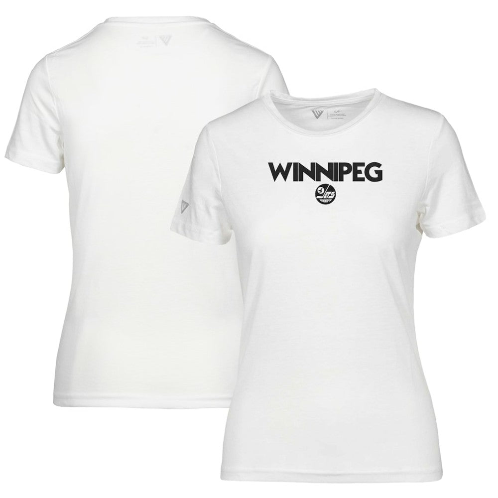 Winnipeg Jets Levelwear Women's Maddox City Capsule T-Shirt - White - NHL 201531185