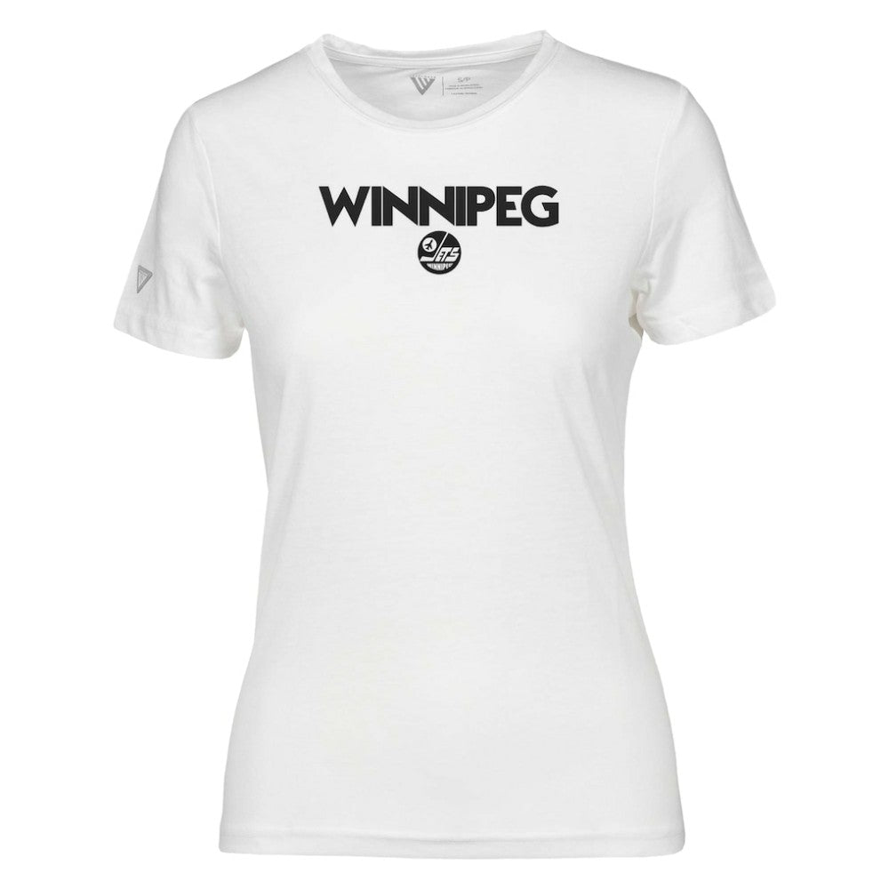 Winnipeg Jets Levelwear Women's Maddox City Capsule T-Shirt - White - NHL 201531185
