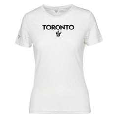 Toronto Maple Leafs Levelwear Women's Maddox City Capsule T-Shirt - White - NHL 201531198