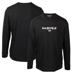 Nashville Predators Levelwear Oscar City Capsule Long Sleeve T-Shirt - Black - NHL 201531235