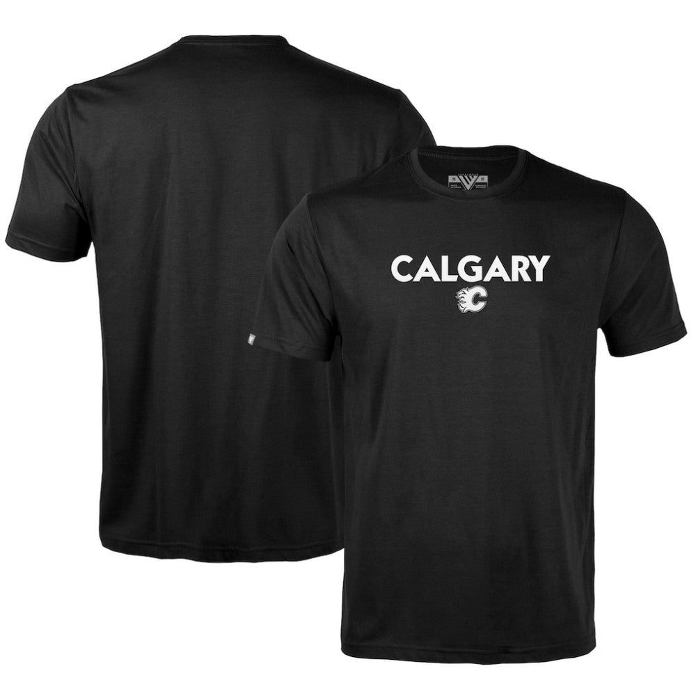 Calgary Flames Levelwear Richmond City Capsule T-Shirt - Black - NHL 201531255